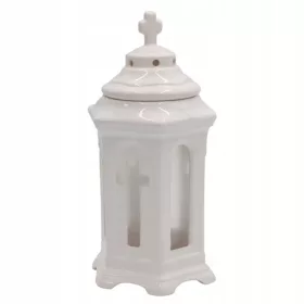  Keramikkerze 2b LC15 Weiß