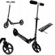  CITY-SCOOTER FÜR ERWACHSENE KINDER, GROßE RÄDER, FALTBAR, VERSTELLBAR, 100 KG
