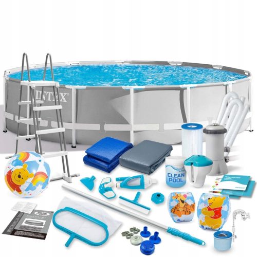 Rahmen-Gartenpool 457 x 122 cm 21in1 INTEX 26726 + KOSTENLOS