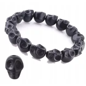    Steinschädel-Armband als Geschenk, natürlich, Unisex, einzigartig
