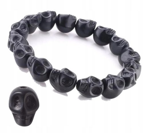  Steinschädel-Armband als Geschenk, natürlich, Unisex, einzigartig