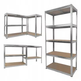    Gockowiak Lagerregal aus Metall, 180 x 90 x 40 cm, max. 175 kg pro Regal