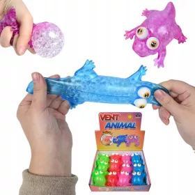   GNIOTEK GEL BUNTE EIDECHSE ANTI-STRESS-SENSORISCHER Streich-WITZ