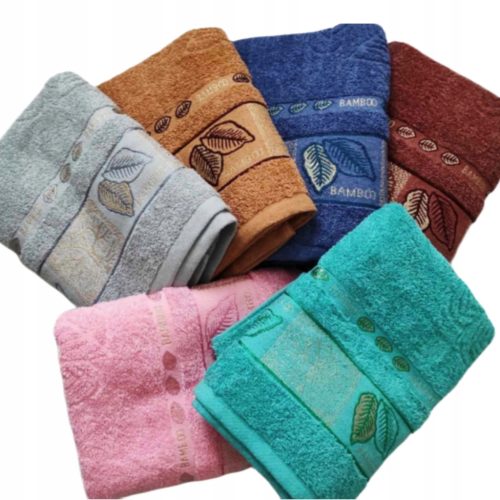  SET MIT 6 FROTTENBADETÜCHERN, 50X100, DICKE, FLAUSCHIGE HANDTÜCHER