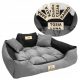  Hundebett, Katzencouch, Laufstall mit Namen, M, 75 x 65 cm, verschiedene Farben