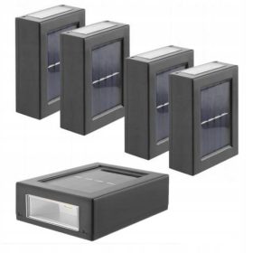  Solar-Fassadenleuchte 0 lm, solarbetrieben