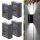  Gartenwandleuchte Flowmove Solar Wall Lamps schwarz, integrierte LED-Quelle 10 W