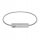  Herrenarmband „Kabel“ – Titan + Chirurgenstahl