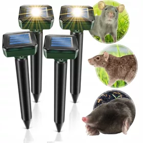    Xbay Repellent starke Maulwurfabwehr Mäuse Wühlmäuse Marder gegen Maulwürfe, Marder, Mäuse und Ratten