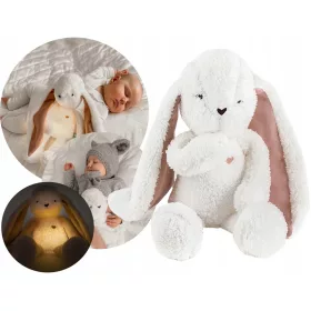    Humming Teddy Bear Rabbit Sleeper, Ecru Pink, 5-in-1-Mechanismus, Szumisie-Lampe