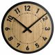  HOLZWANDUHR Eiche YUKON 40 cm leise EICHE