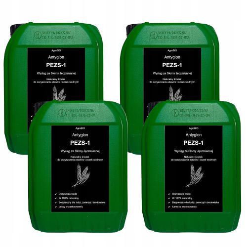  4× GERSTENSTROHEXTRAKT 5L PEZS-1 NATÜRLICHES ANTIGLON FÜR GELENKE UND TASCHEN