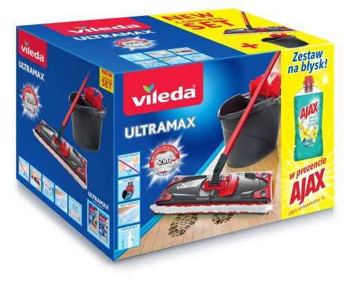 Vileda UltraMax Eimer und Flachmopp 35 cm
