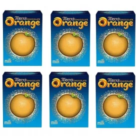   6x 157g TERRY'S Milk Schokolade mit Orangengeschmack aus Großbritannien