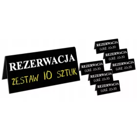   10 STÜCK – 1 STÜCK 12.11 NET RESERVATION DOPPELSEITIGES SCHREIBBRETT