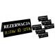 10 STÜCK – 1 STÜCK 12.11 NET RESERVATION DOPPELSEITIGES SCHREIBBRETT