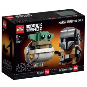  LEGO BrickHeadz 75317 Der Mandalorianer und das Kind