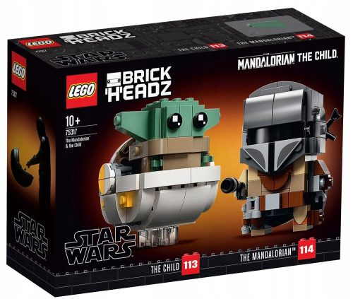  LEGO BrickHeadz 75317 Der Mandalorianer und das Kind
