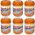 Mentos Vitamins Zitrus Kaugummi, Zuckerfrei, 6x 50g Packung