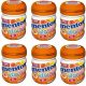 Mentos Vitamins Zitrus Kaugummi, Zuckerfrei, 6x 50g Packung