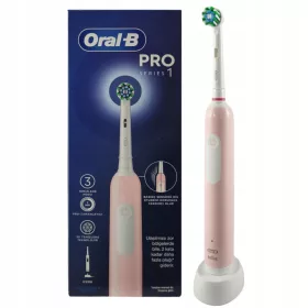    Rotierende elektrische Zahnbürste Oral-B Pro 1 Pink Cross Action