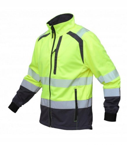 BoSafety Orlando elastisches reflektierendes Arbeits-Sweatshirt mit 2 vielen Taschen, gut sichtbar