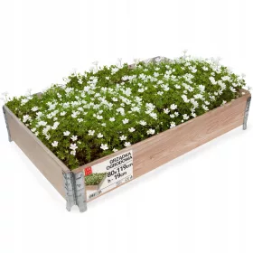    Lun Fix Blumentopf 119 cm x 80 x 20 cm, Holz, Braun- und Beigetöne