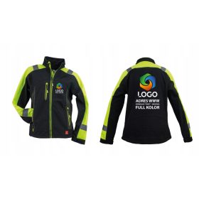   Arbeiter-Arbeitsschutz-Warnjacke mit eigenem Logo-Aufdruck, Größe XL