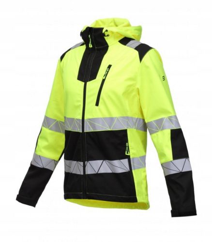 Reflektierendes Softshell-Arbeits-BoSafety-Atlas-HiVis-Warnshirt