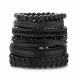  Herren-Armband-Set aus Lederperlen, 6-teilig in 1