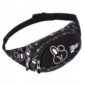  ST.RIGHT GÜRTELTASCHE CLEVER BUNNY WANDTASCHE, SCHWARZ