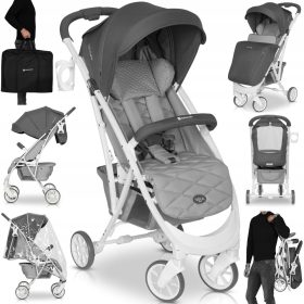  Euro-Cart Volt Pro Pearl Kinderwagen, grau
