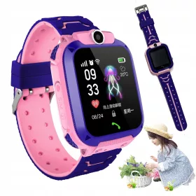  SMARTWATCH FÜR KINDER SMARTWATCH LBS PHONE SOS IP67 ROSA