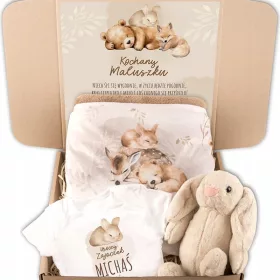  Hasen-Decke-Body als Geschenk-SET für ein Baby