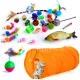  Katzenspielzeug mit Katzenminze Catit Toy Set 28 Elemente für Katzen + Katzenspielzeug Cat Scratcher