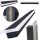  Schwarze XPart-Gartenwandleuchte mit integrierter 12-W-LED-Quelle
