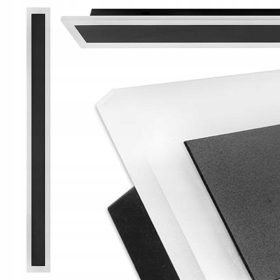    Masterled schwarze Gartenwandleuchte, integrierte 38-W-LED-Quelle