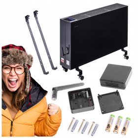    NOGEN ELEKTRISCHE HEIZUNG 1500W-30m2/75m3 MOBILE ENERGIESPARUNG