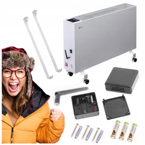  NOGEN ELEKTRISCHE HEIZUNG 2000W-40m2/100m3 MOBILE ENERGIESPARUNG
