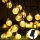  Garlands SOLAR-Gartenleuchten, 50 LEDs, 7 m, warmweiße Glaskugeln, IP67