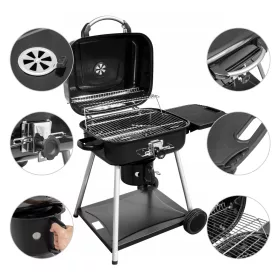  Mirpol Holzkohlegrill 45,5 x 57 cm