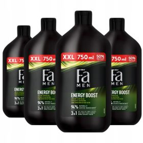    Fa Men Xtreme Sport Energy Boost 3in1 Dusch- und Badegel 4x750ml