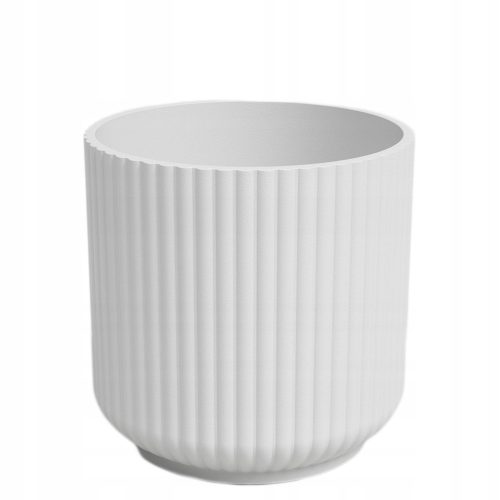  Artevasi Blumentopf 20,5 cm x 20,5 x 20 cm weiße Keramik