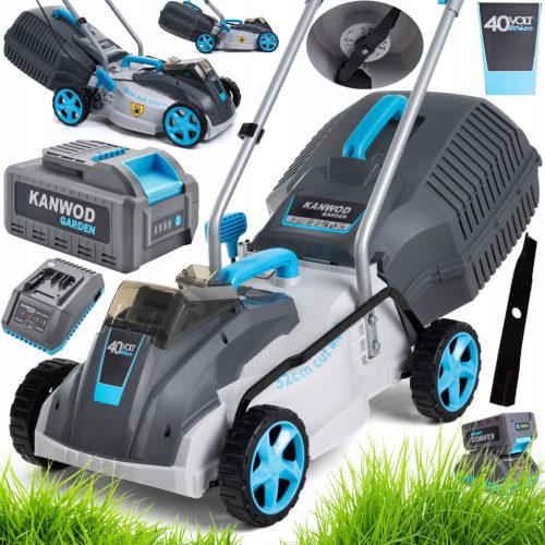  KANWOD BATTERIE-MÄHER 40V BATTERIE-KIT, LADEGERÄT 4AH, LEISTUNGSFÄHIGE AGILITÄT