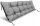  ePosciele Kissen 120 x 50 x 15 grau