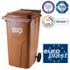 BIO-Abfallbehälter, braun, mit Zulassung, 240 l