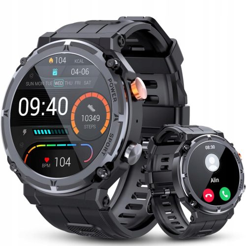  INTELLIGENTE BLUETOOTH-UHR, WASSERDICHTES SPORT-HERZFREQUENZMESSGERÄT