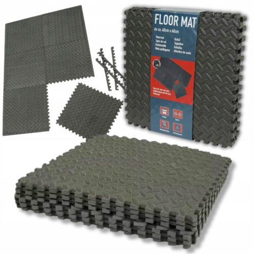  SCHWARZE MATTE ZUM ZUSAMMENBAUEN VON PUZZLEN FÜR ÜBUNGEN, GUMMI FÜR DIE WASCHMASCHINE, WASSERDICHT