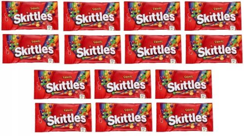 14x 38g SKITTLES Fruits - Karton mit köstlichen Fruchtbonbons