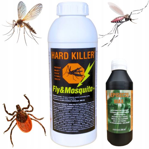  Flüssigkeit gegen Zecken und Mücken Hard Killer 1,5 kg 1000 ml